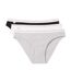 X3 culottes gris/noir/blanc femme lacoste coton stretch - l-1