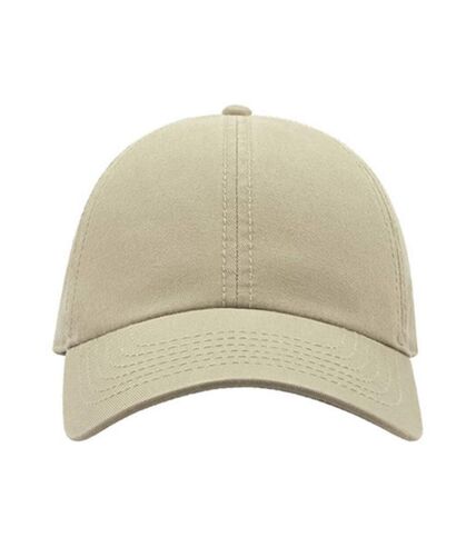 Atlantis Action 6 Panel Chino Baseball Cap (Stone)