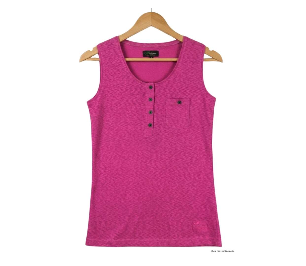 MAYFLOWER LOTUS2 — Débardeur sangria femme coton : l'éclat d'une couleur estivale et authentique-2