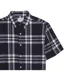 Chemise Motif/style À Carreaux Vifs Homme Noir Blanc Farah-3