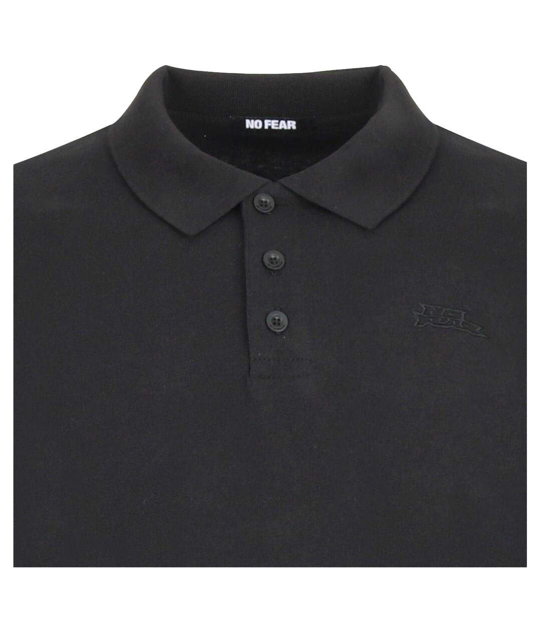 Polo Manches Longues Homme Noir No Fear-3