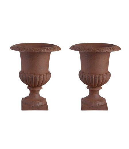 Vase Médicis en fonte (Lot de 2)