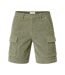 Mens Cotton Plain Cargo Shorts Silver Sage Jack Wills-1