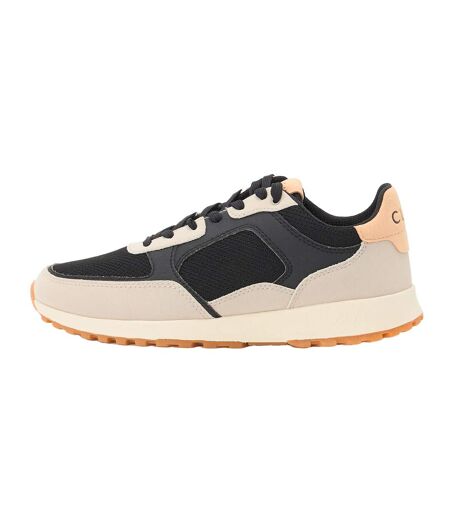 Womens/ladies Logo Low Cut Trainers White CLAE