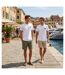 Quiksilver Pack de 2 T Shirts Homme 100% Coton Col Rond ou Col V-5