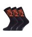 X3 chaussettes noir/orange homme ktm fr11 - 39/42-1