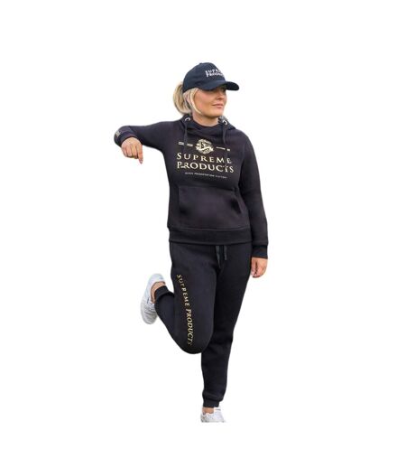 Sweat À Capuche Active Show Rider Femme Noir Doré Supreme Products