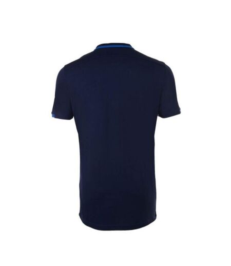 SOLS Mens Classico Contrast Short Sleeve Soccer T-Shirt (French Navy/Royal Blue)