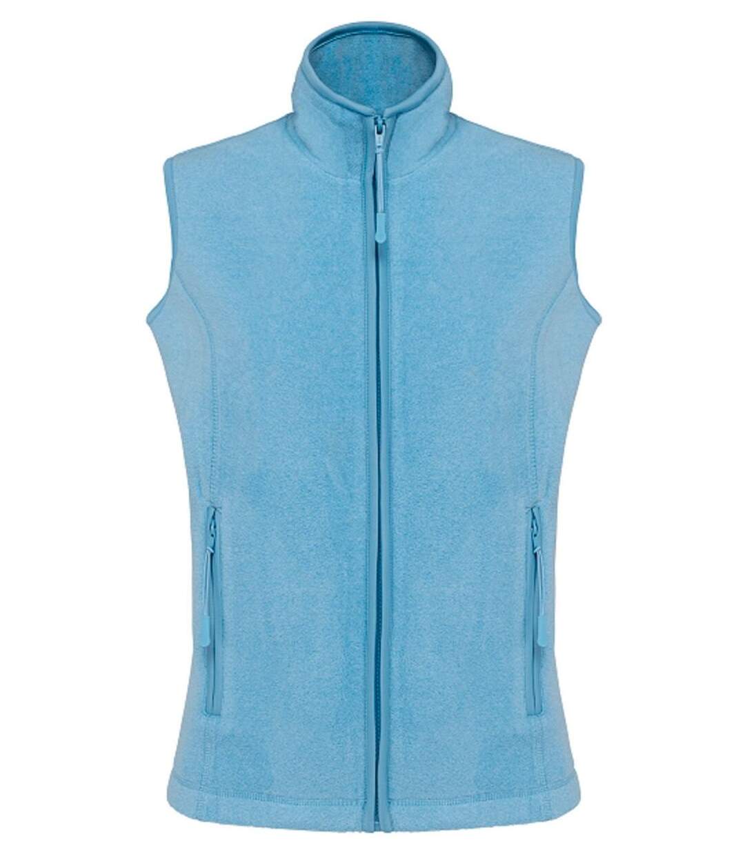 Gilet sans manches micro polaire femme - K906 - bleu cloudy heather