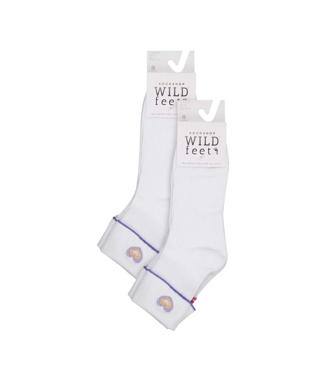 Wildfeet - 6 Paires Femme Chaussettes Chaudes Polaire Thermiques Coton-2