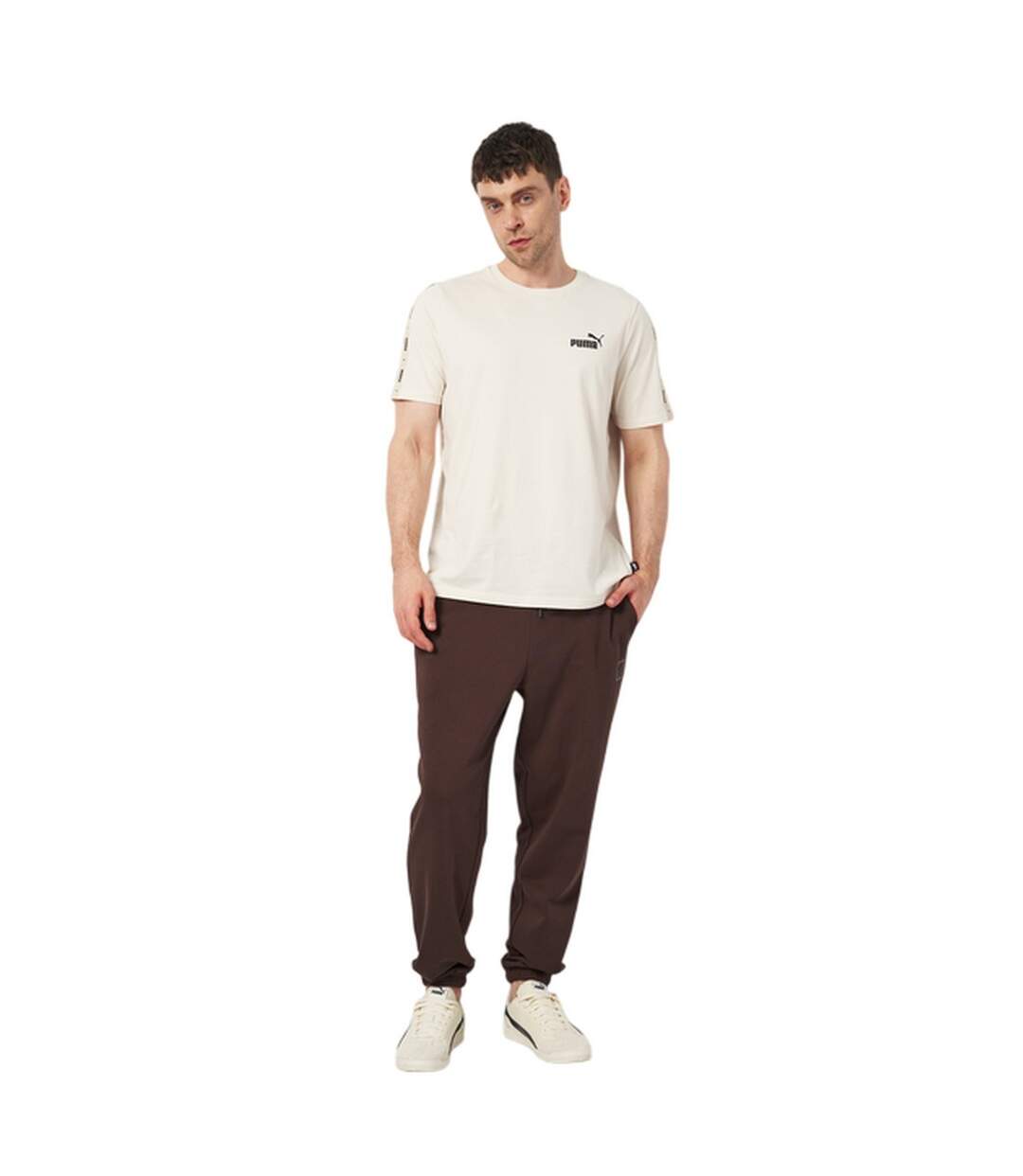 T-shirt Essential Homme Beige Puma-4