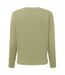 Womens/ladies recycled zipped sweatshirt sage green TriDri