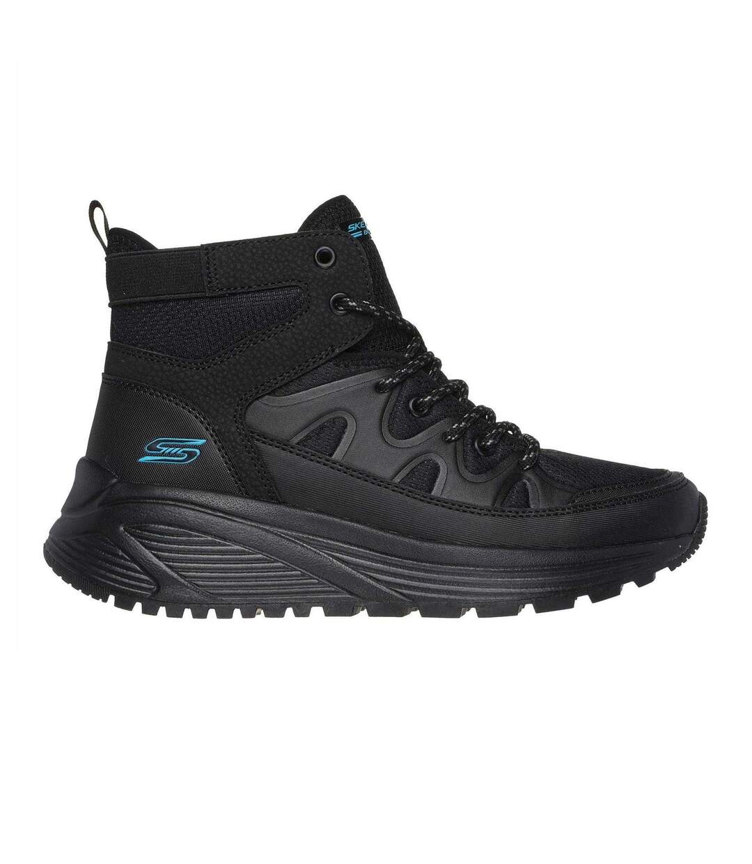 Womens/ladies Sparrow Hiking Boots Black Skechers-1