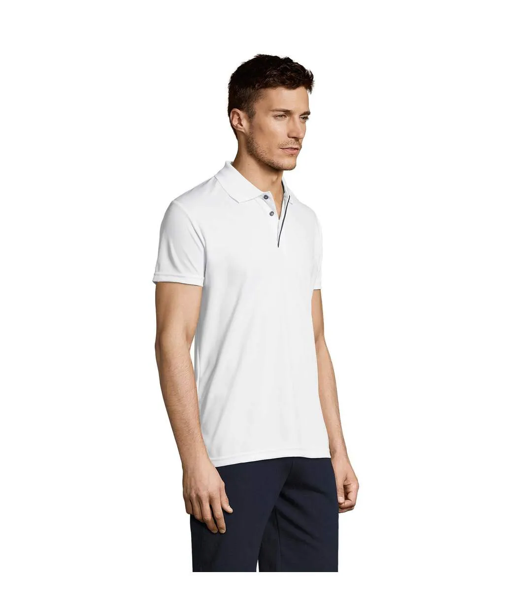 Polo Performer Homme Blanc SOLS-3
