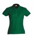 Clique Womens/Ladies Plain Polo Shirt (Bottle Green)