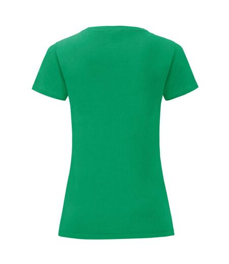 Womens/ladies iconic 150 t-shirt kelly green Fruit of the Loom