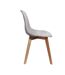 Chaise scandinave assise grosse maille