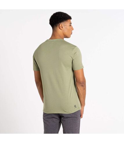 Dare 2B Mens Evidential Graphic Print T-Shirt (Oil Green)