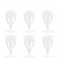 Lot de 6 Verres à Vin Réutilisable Plastique 18cl Transparent-1