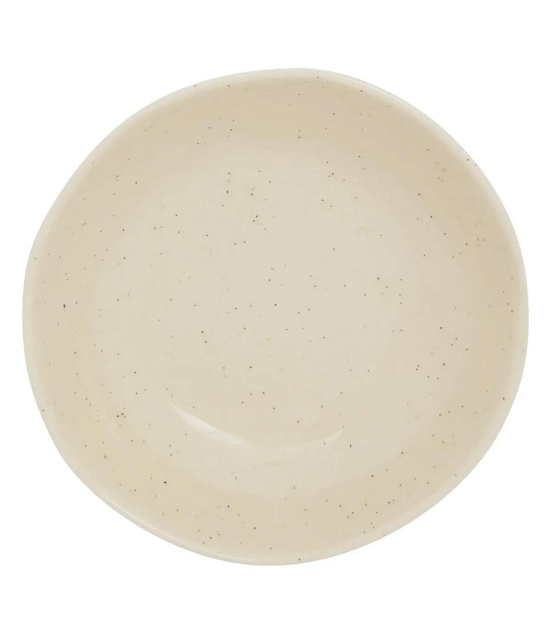 Lot de 6 Assiettes Creuses en Faïence Wonja 19cm Crème-1