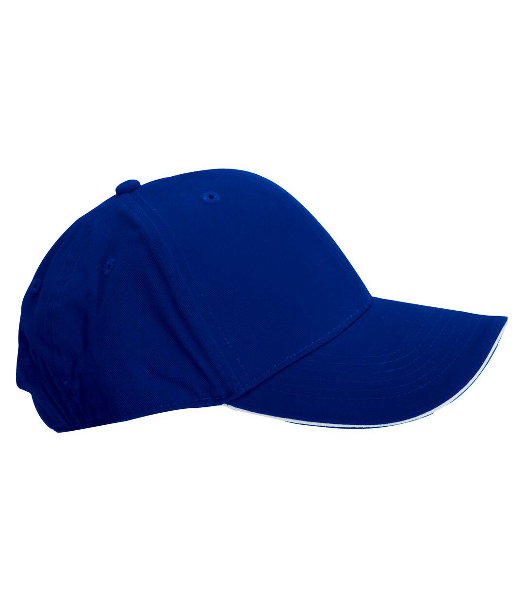 Lot de 2  casquettes adulte bleu roi vif/blanc Beechfield-2