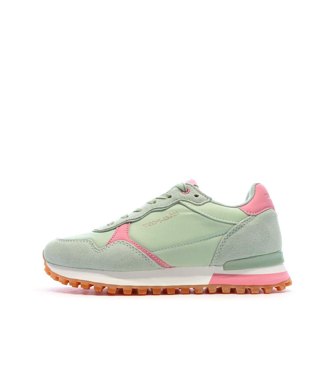 Baskets verte/rose femme teddy smith 120515-1