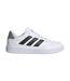 Baskets Motif/style 3 Rayures Courtblock Femme Blanc Adidas-1