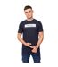 Mens Jamstate T-shirt Navy Crosshatch-1