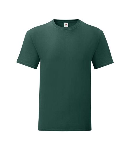 T-shirt manches courtes iconic homme vert forêt Fruit of the Loom