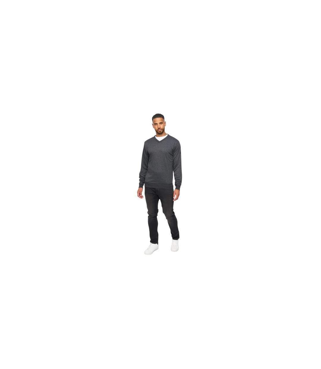 Pull Tinworth Homme Noir Chiné Bewley & Ritch-1
