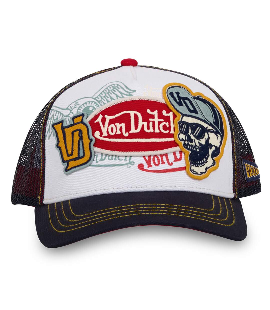 Casquette trucker fermeture snapback Von Dutch Vondutch-2