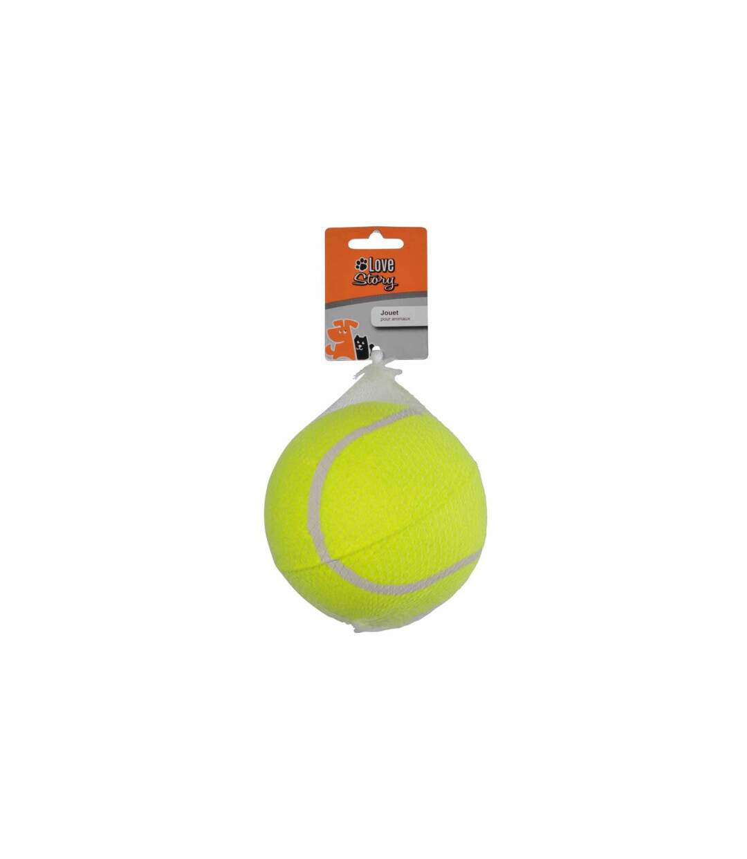 Jouet pour Chien Balle de Tennis 13cm Jaune-2