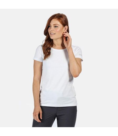 T-shirt Manches Courtes Carlie Femme Blanc Regatta
