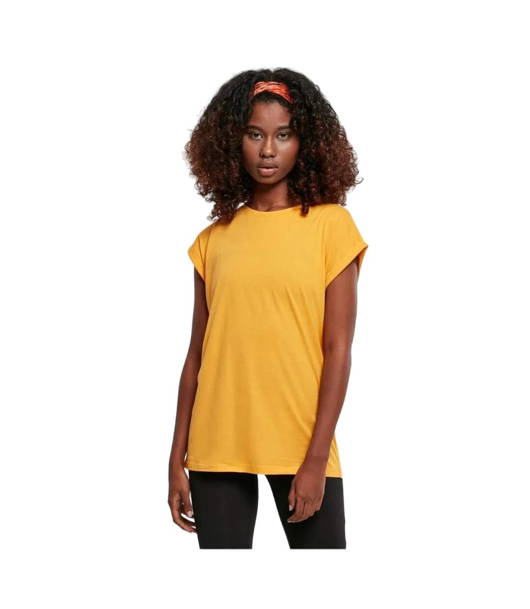 Womens/ladies Extended Shoulder T-shirt Magic Mango Urban Classics-1