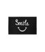 Tapis Imprimé Phosphorescent Smile 45x70cm Noir-1