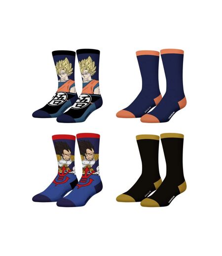 Lot de 4 paires de chaussette homme Dragon Ball Z Freegun