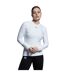 Womens/ladies Thermoreg Long-sleeved Base Layer Top White Canterbury-1