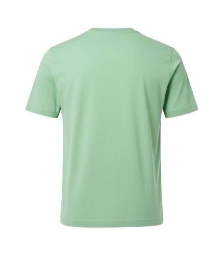 Mens Embroidered Logo Cotton T-shirt Green Lacoste