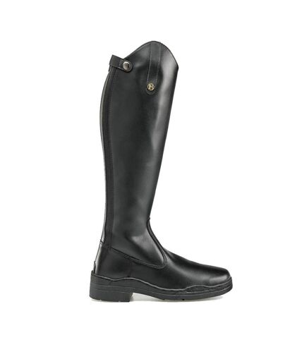 Brogini Adults Modena Synthetic Wide Long Boots (Black) - UTTL1706