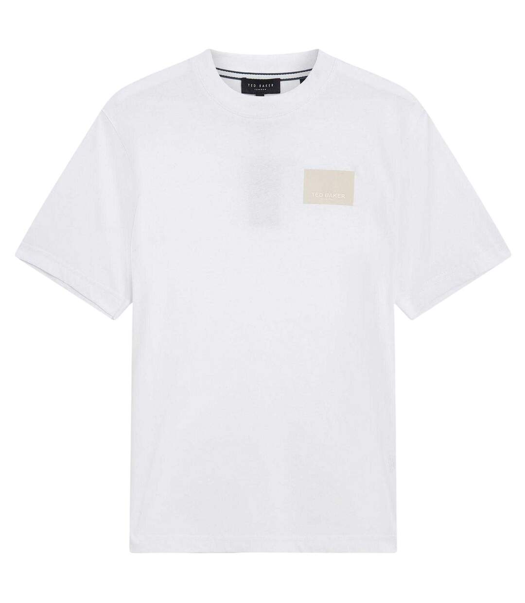 T-shirt Motif/style Logo Rectangulaire Homme Blanc Ted Baker-2
