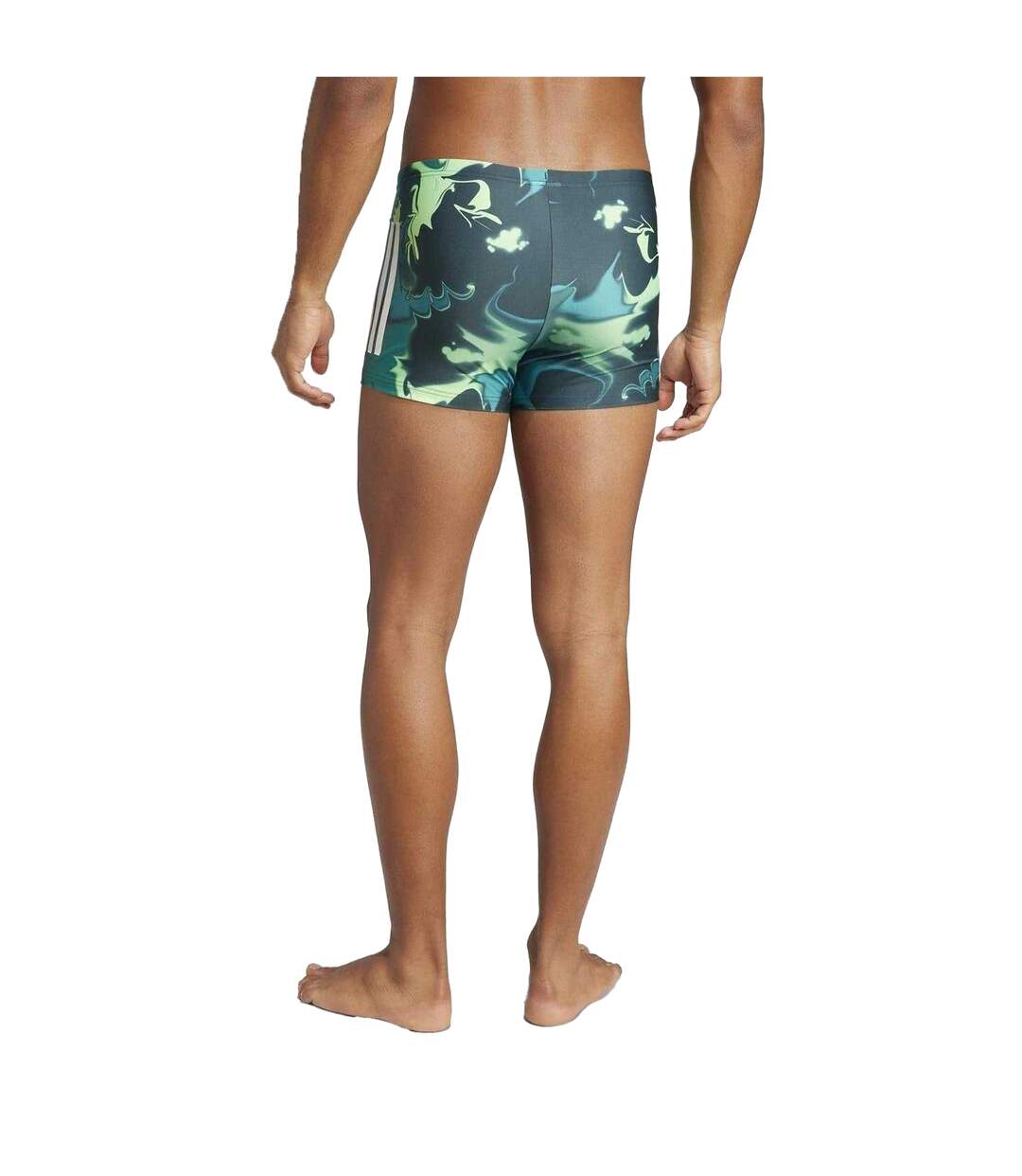 Short De Bain Motif/style Imprimé Graphique Homme Turquoise Adidas-3