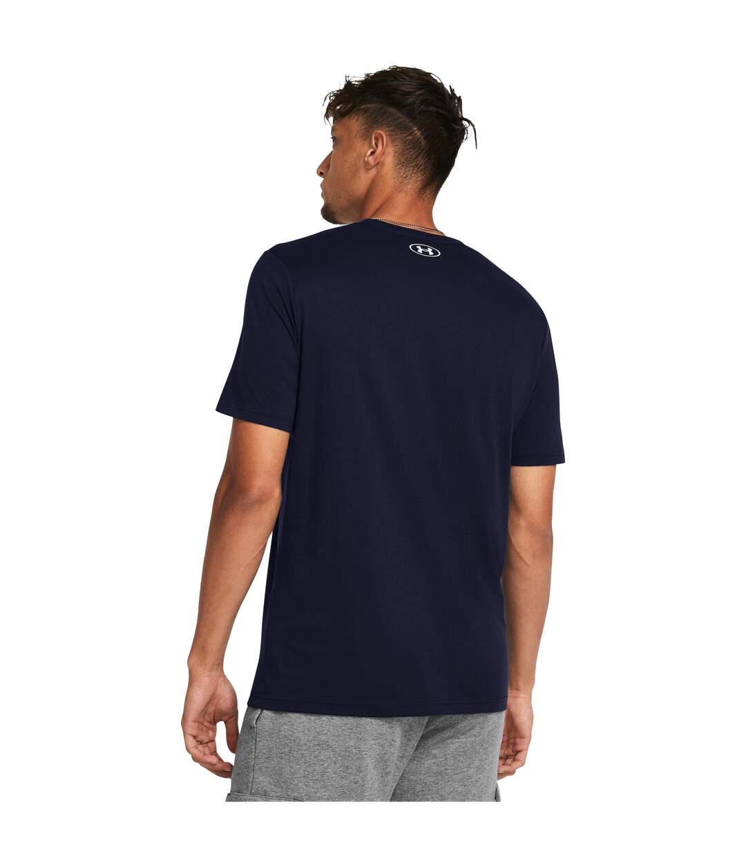 T-shirt Style Logo Sportstyle Homme Bleu Marine Under Armour-4