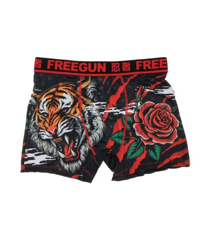 Boxer noir/rouge homme freegun tiger - l