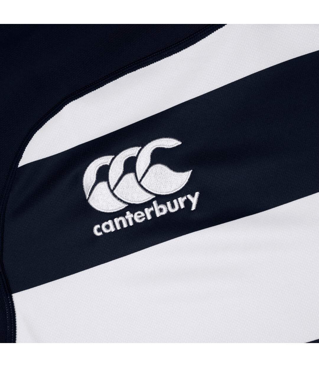 Mens Evader Hooped Vapodri Jersey Navy Canterbury-3
