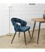 Lot de 2 chaises assise tressée LUND-2
