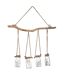 Suspension Murale 4 Fleurs Séchées 53cm Naturel-1