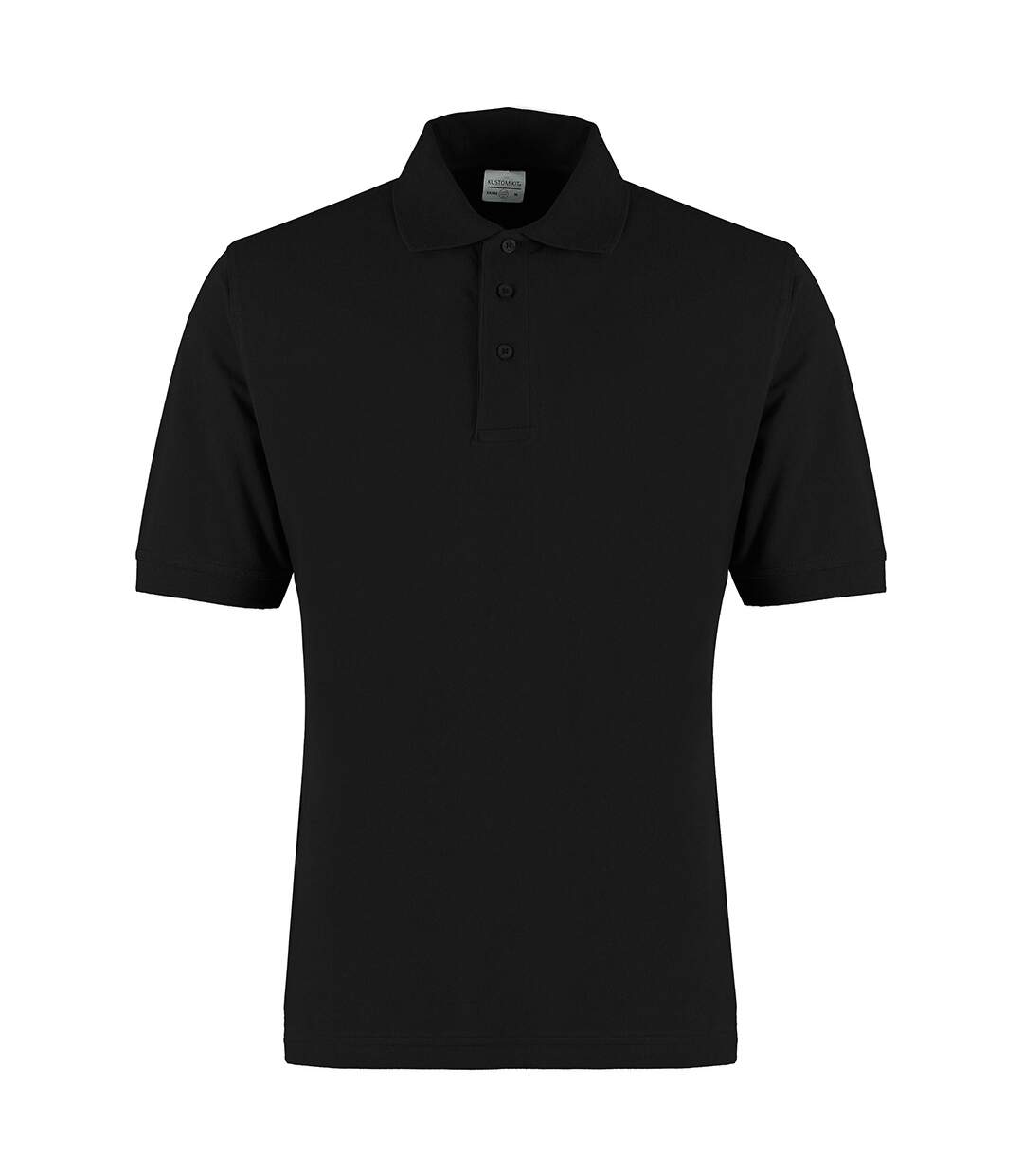 Mens polo shirt black Kustom Kit