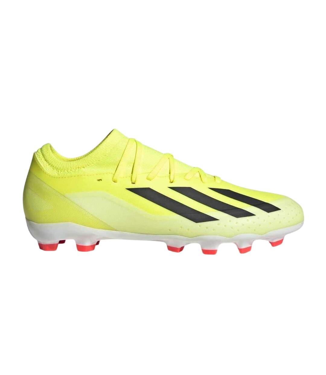Unisex Adult X Crazyfast League Stripes Knitted Collar Football Boots Black Adidas-1