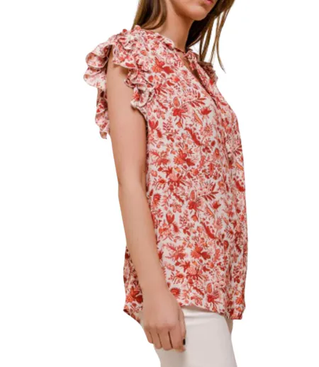 Tee shirt femme sans manche motifs liberty - Fraicheur et de modernité