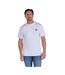 Mens Crest T-shirt White Raging Bull-2
